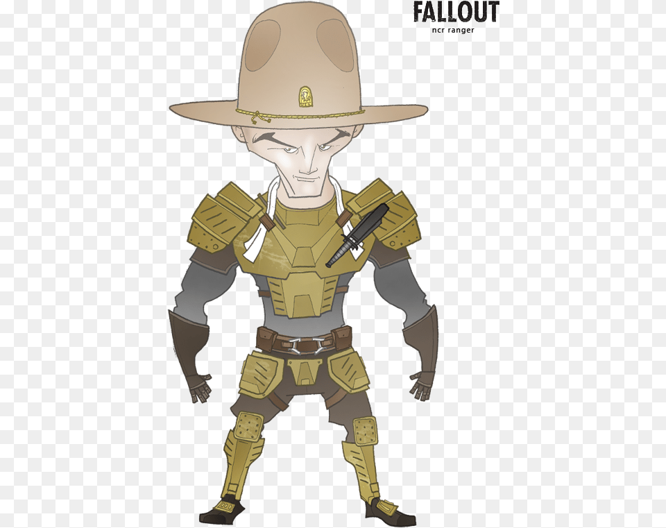 Ncr Ranger Ncr Ranger Photography Illustration Fallout Fallout New Vegas Ncr Ranger Patrol, Clothing, Hat, Baby, Person Png Image