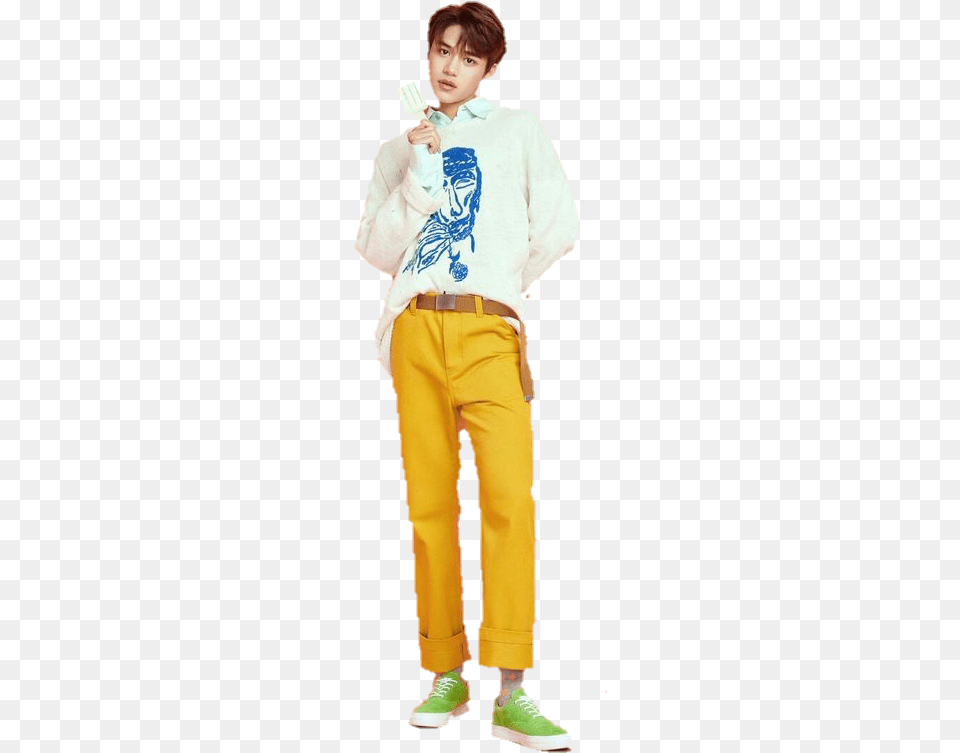 Nct Lucas Pngkpop Hoodie, Clothing, Pants, Boy, Child Free Png Download