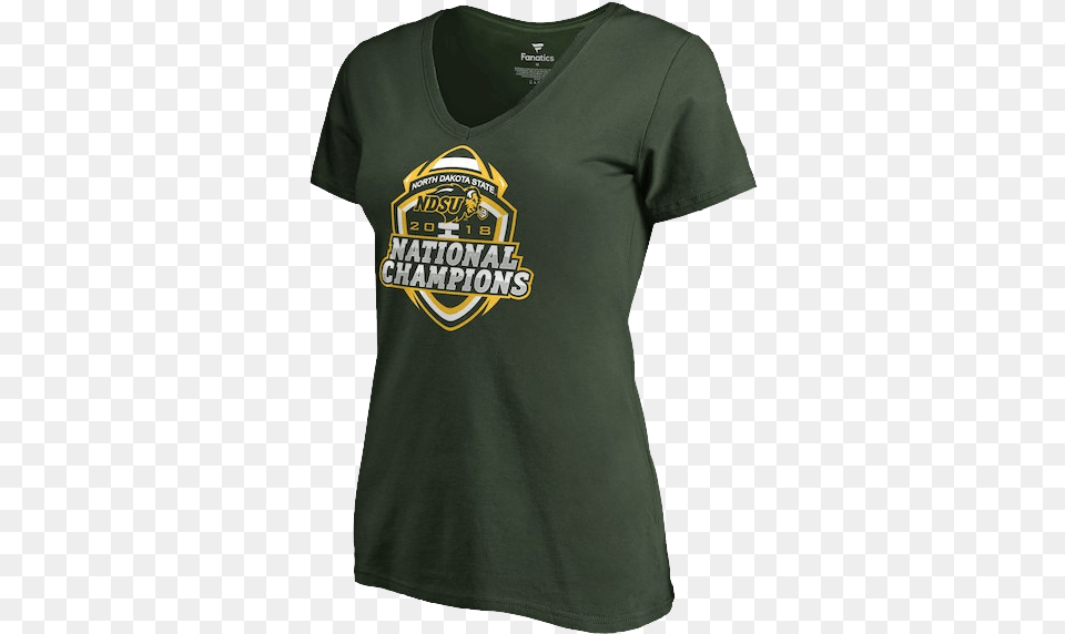 Ndsu Champ Bison Logos, Clothing, Shirt, T-shirt Free Png