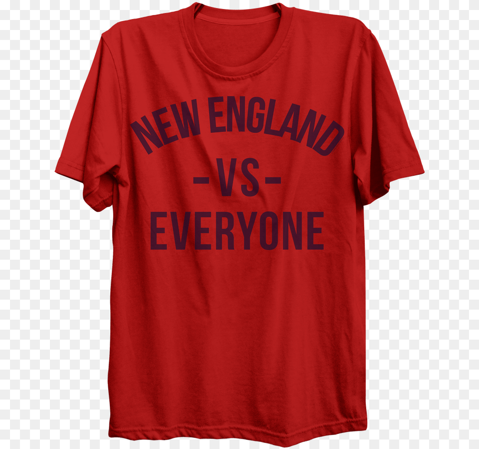 Ne Vs Everyone Red T Shirt Fire In Their Eyes Edition Beware Of The Boogeymen Shirt, Clothing, T-shirt Png