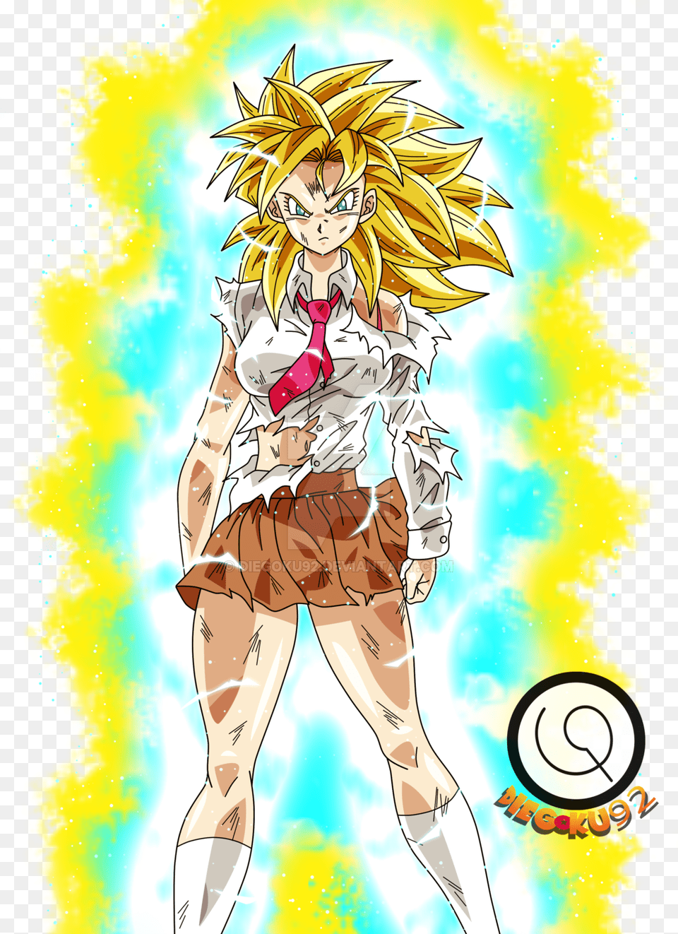 Neap Super Saiyan Semi Blue By, Book, Comics, Publication, Manga Png