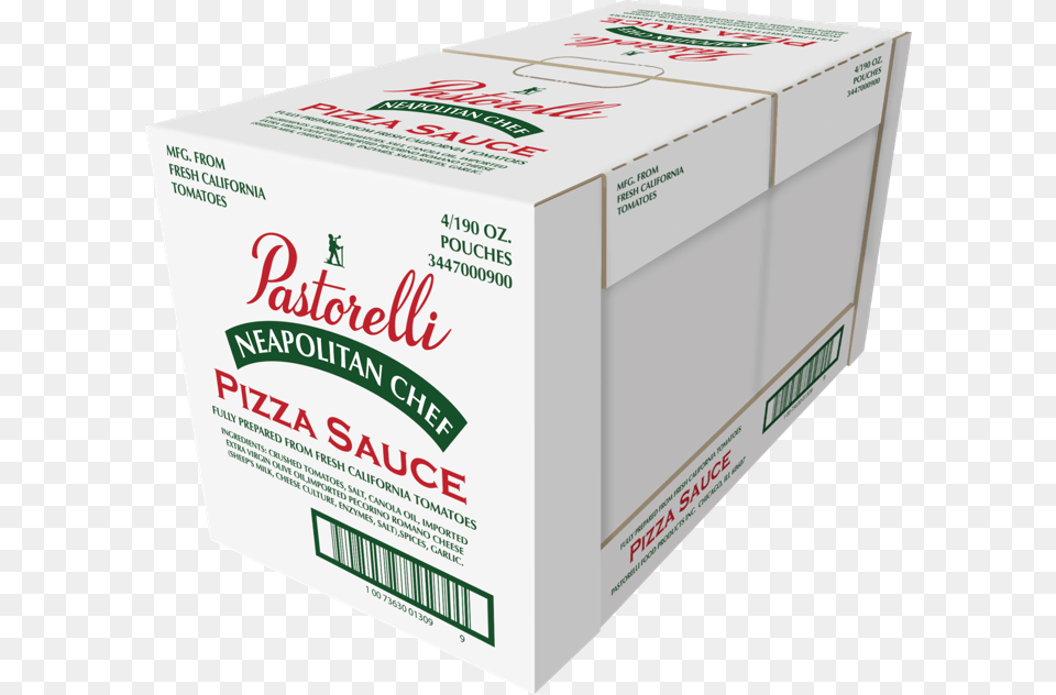 Neapolitan Chef Pizza Sauce Carton, Box, Cardboard, Package, Package Delivery Png