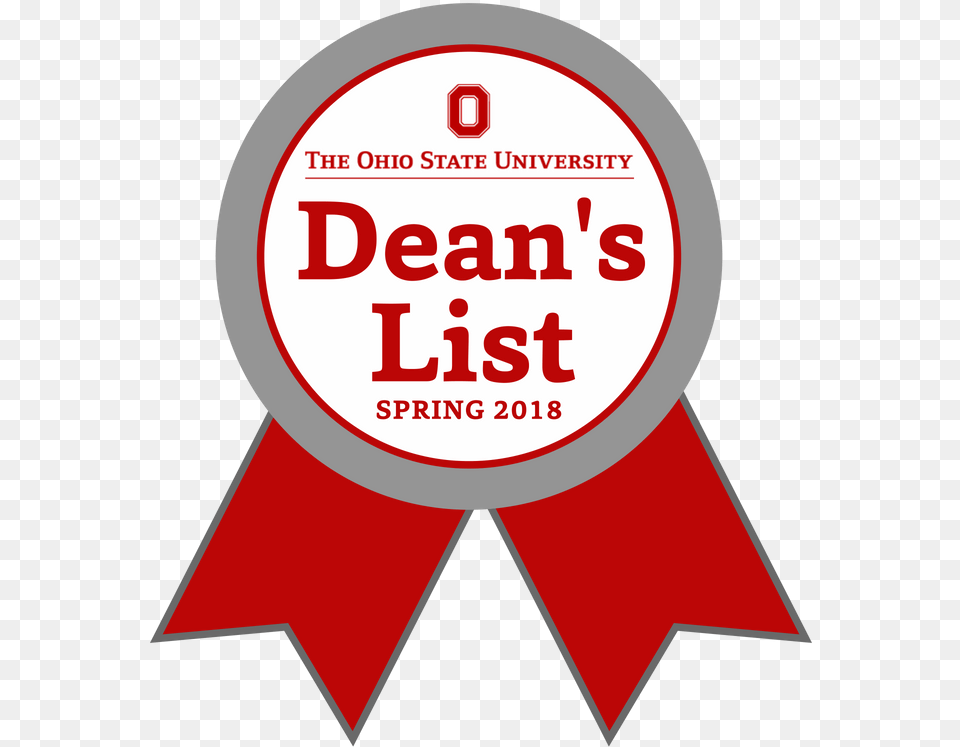 Nearly Ohio State Students Named To Dean S List Ohio State List, Logo, Symbol, Badge Png Image