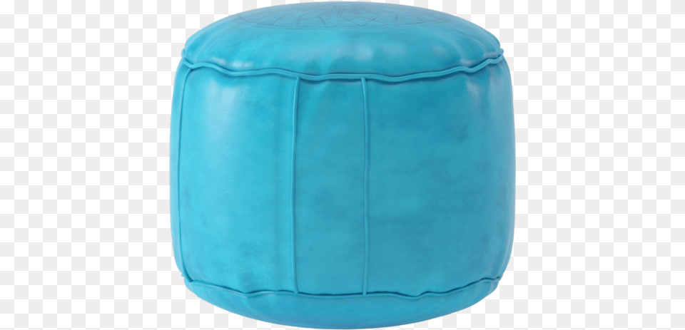 Neasa Fez Leather Pouf Ottoman, Furniture, First Aid Png Image