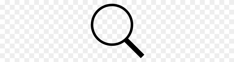 Neat Simple Search Icon, Magnifying Free Png Download