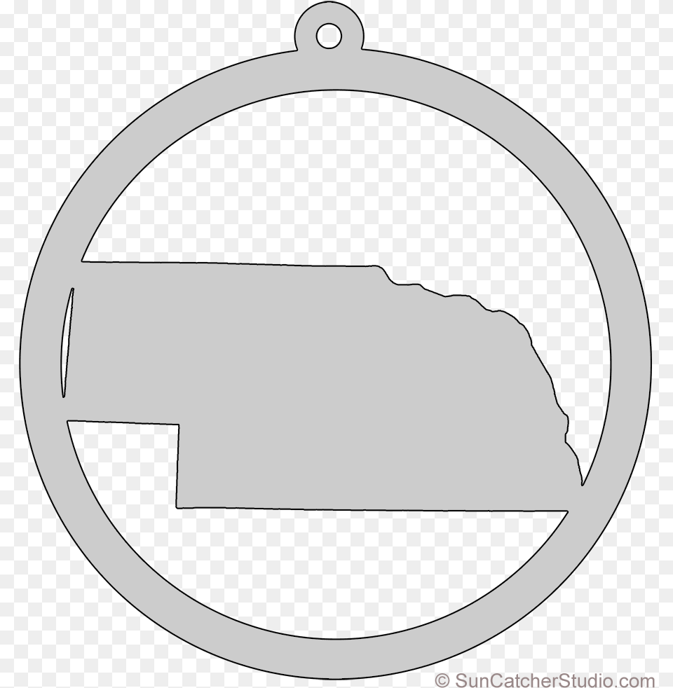 Nebraska Map Circle Scroll Saw Pattern Shape State Circle Free Transparent Png