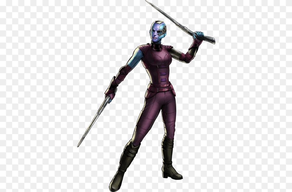 Nebula Portrait Art Karen Gillan Guardians Of The Galaxy Vol, Adult, Female, Person, Woman Png