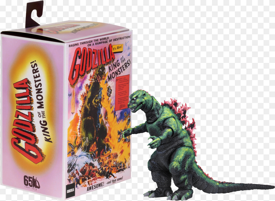 Neca 1956 Godzilla King Of Monsters Godzilla Action, Animal, Dinosaur, Reptile, T-rex Png Image