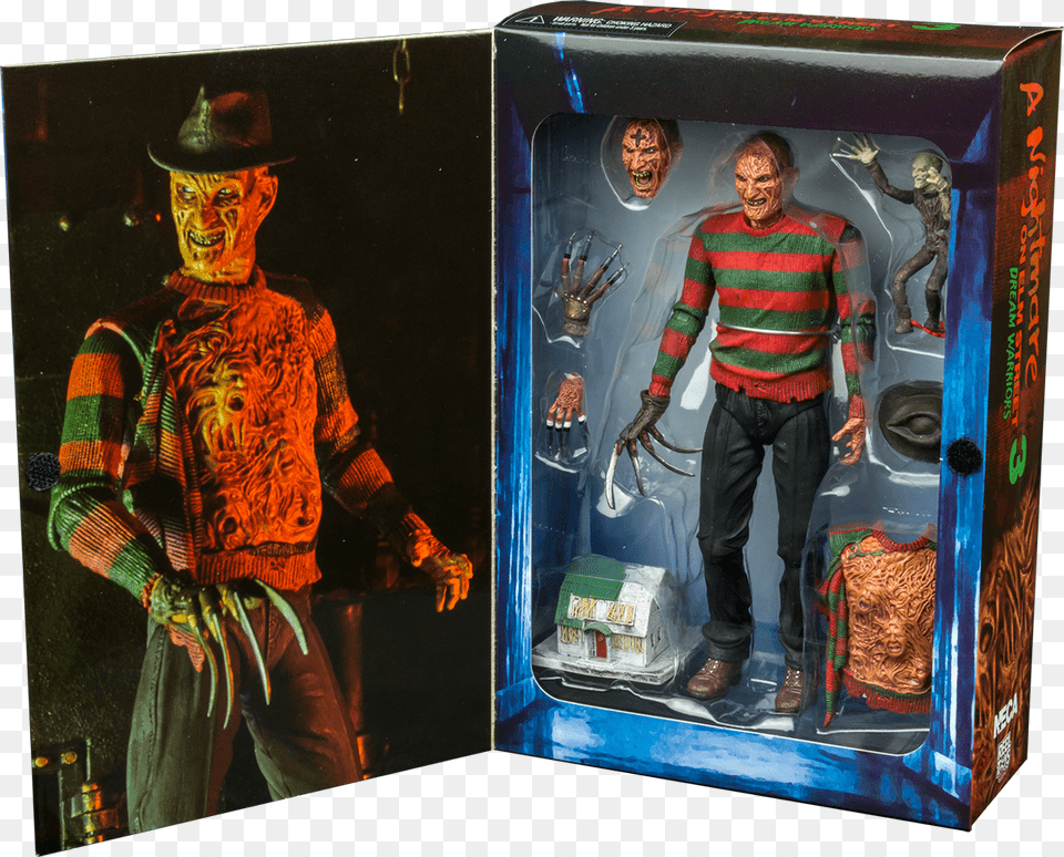 Neca Freddy Krueger Part, Adult, Person, Man, Male Free Transparent Png