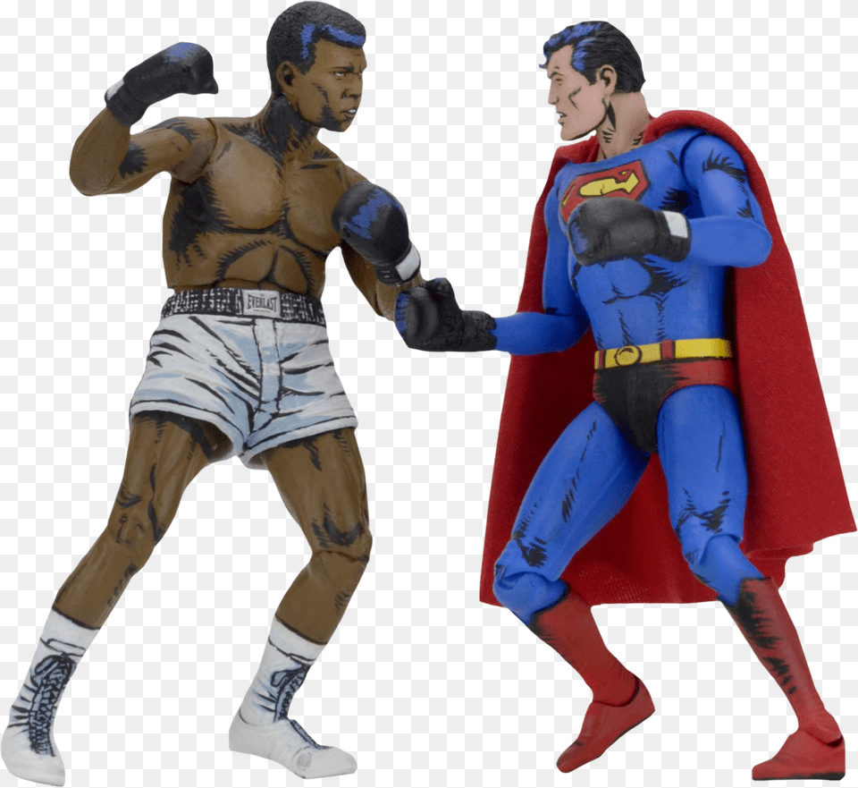 Neca Superman Vs Muhammad Ali, Adult, Person, Man, Male Free Transparent Png