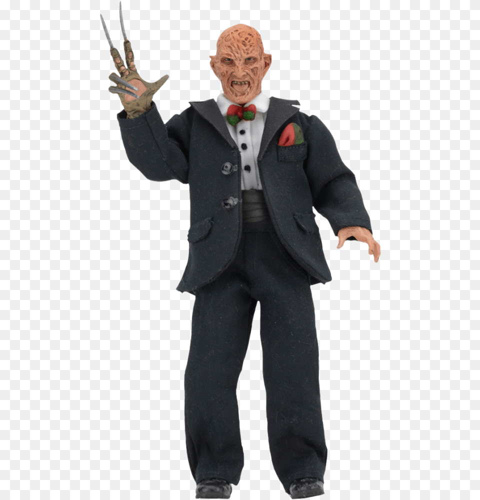 Neca Tuxedo Freddy, Suit, Formal Wear, Clothing, Figurine Png Image