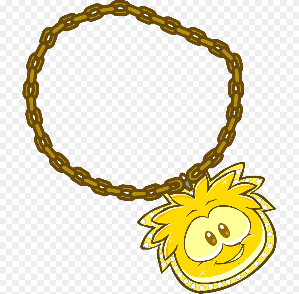 Neck Chain Download Club Penguin Black Puffle Necklace, Accessories, Jewelry, Bracelet, Gold Free Transparent Png