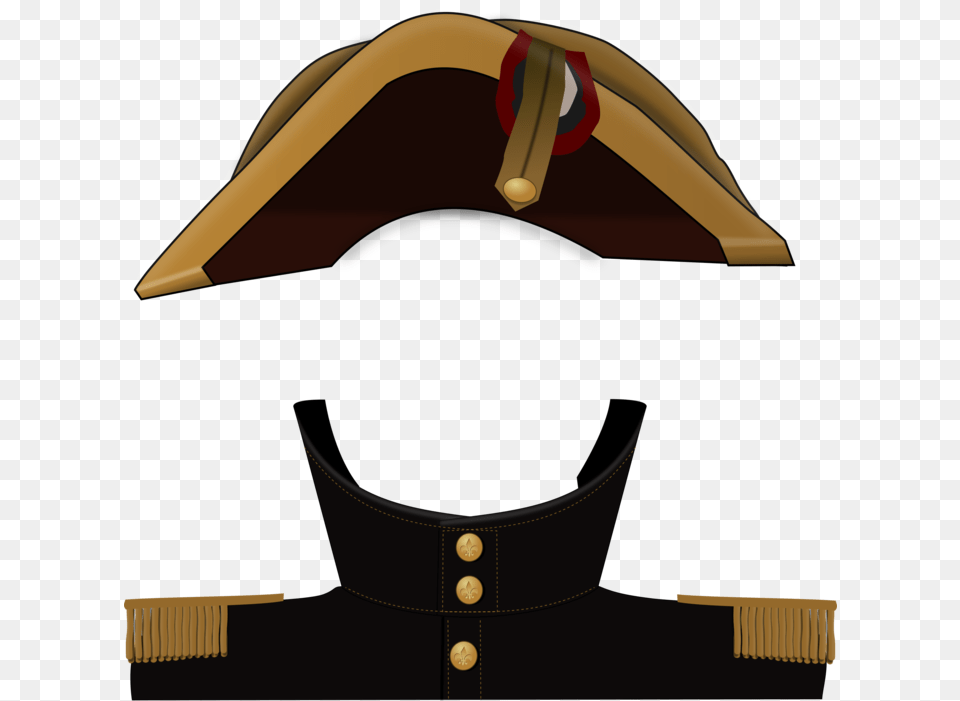 Neckcaphat Napoleon Hat Clip Art, Clothing, Cap, Captain, Officer Png