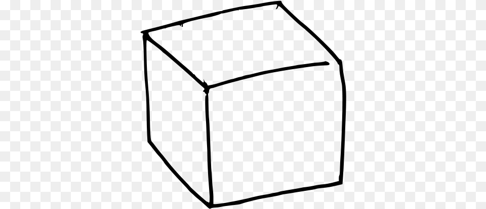 Necker Cube Clip Art Clip Art Sugar Cubes, Gray Free Png