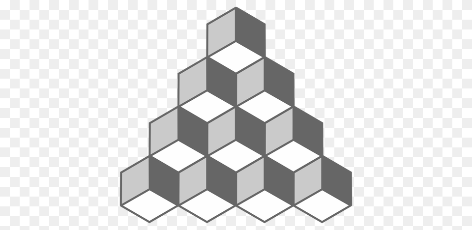 Necker Cube Illusion Clip Art, Triangle, Chess, Game Free Transparent Png