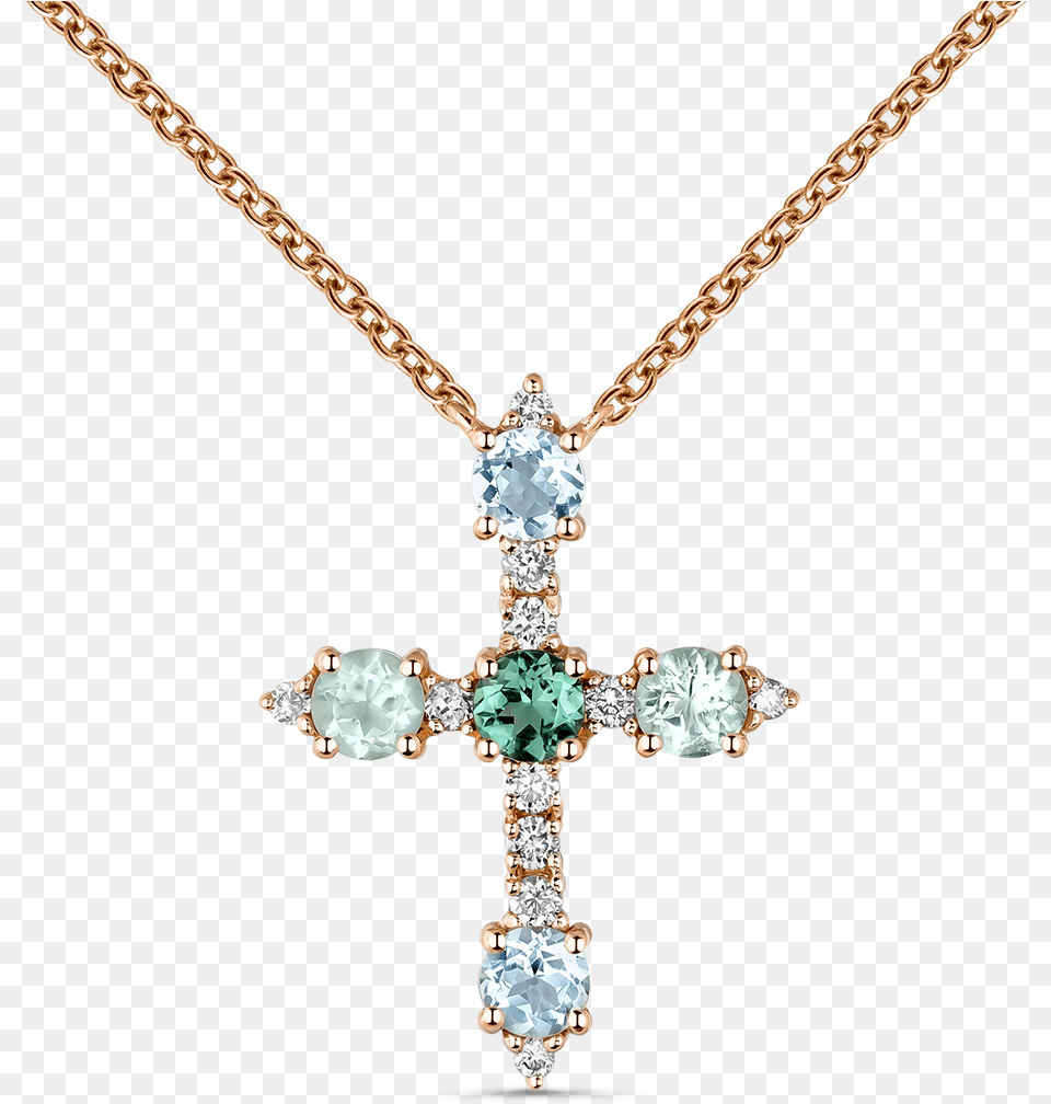 Necklace, Accessories, Cross, Diamond, Gemstone Png Image