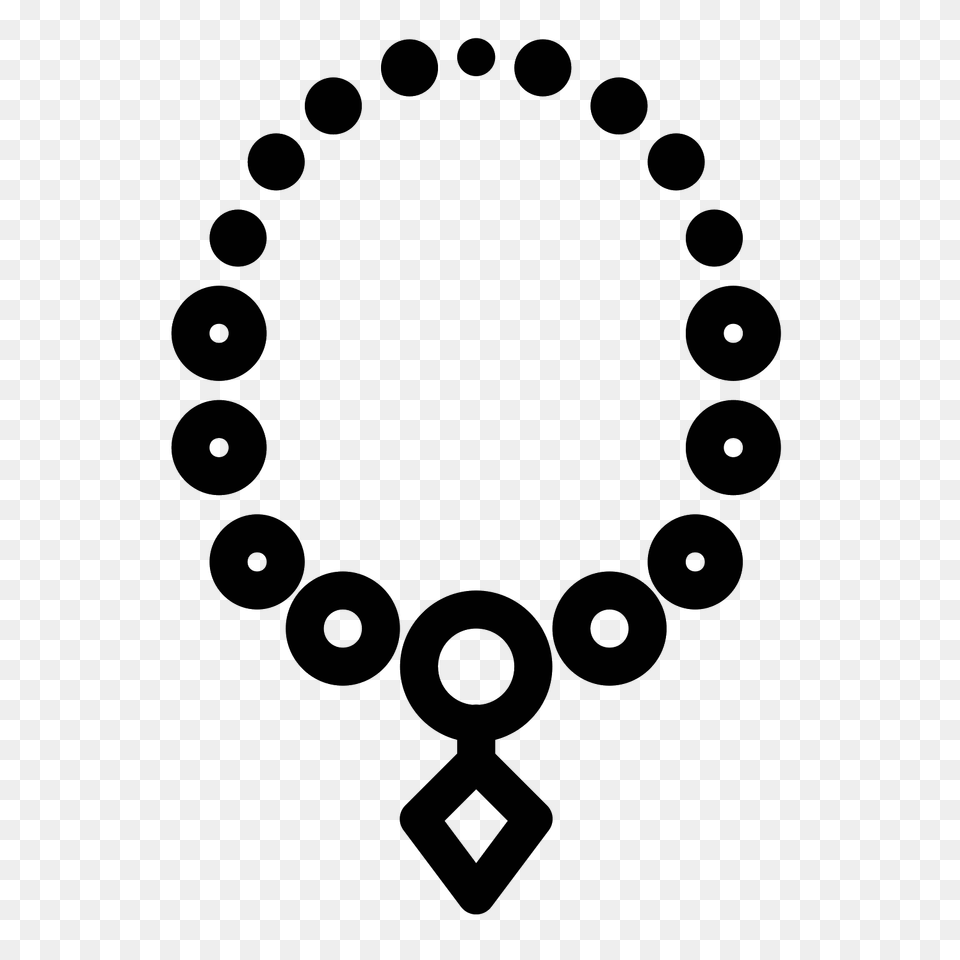 Necklace, Gray Png