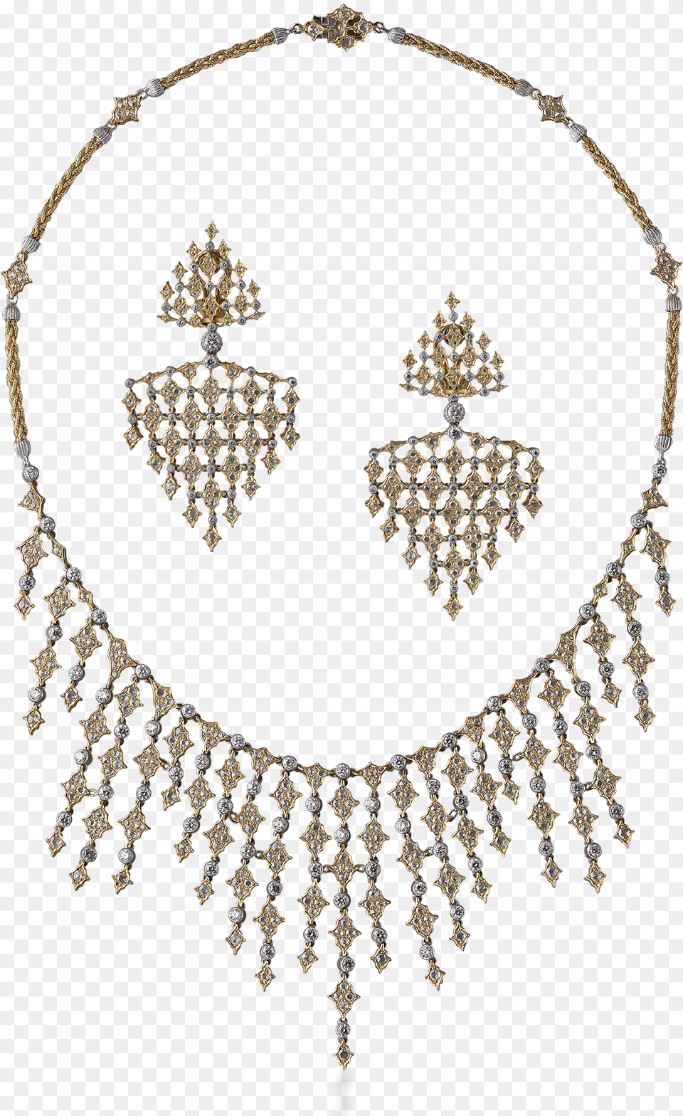 Necklace And Pendant Earrings Set Necklace, Accessories, Diamond, Earring, Gemstone Png Image