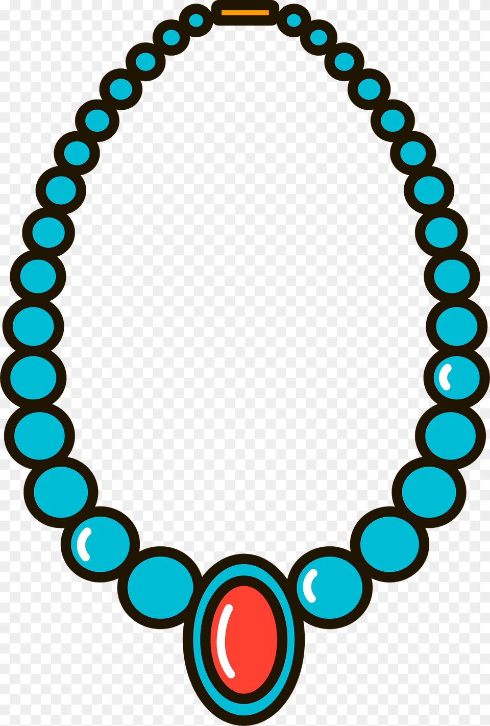 Necklace Clipart, Accessories, Jewelry, Turquoise, Bead Free Png Download