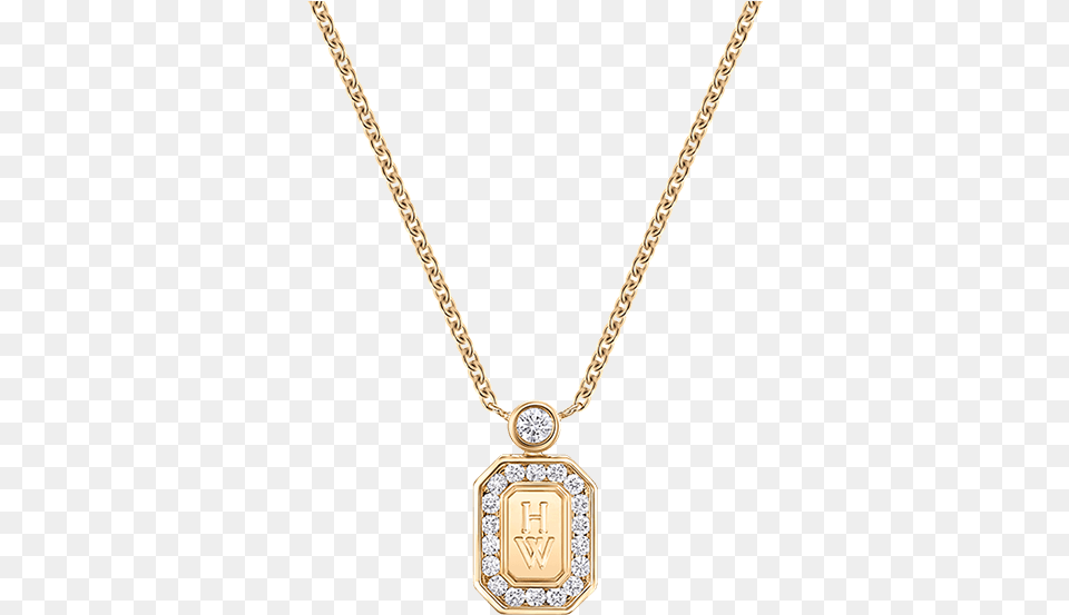 Necklace Clipart Amazing Harry Winston Logo Necklace, Accessories, Jewelry, Pendant, Locket Png