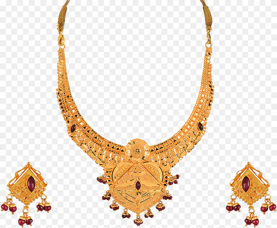 Necklace Earring Orra Jewellery Gold Jewellery Gold India, Accessories, Jewelry Free Png Download