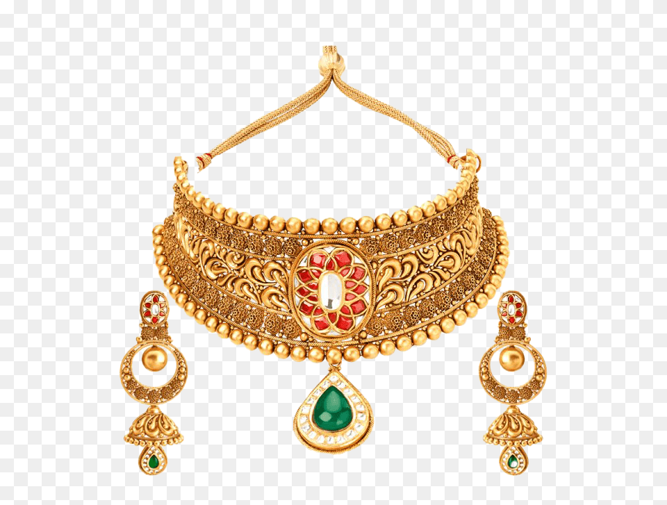 Necklace Jewellery Set Gold Jewellery Set, Accessories, Earring, Jewelry Png Image