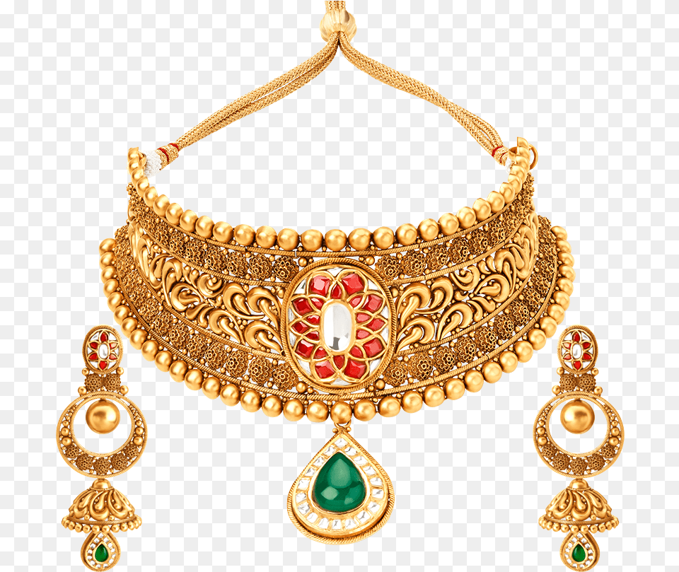 Necklace Jewellery Set Image Jewellery Set, Accessories, Jewelry, Earring, Gold Free Png