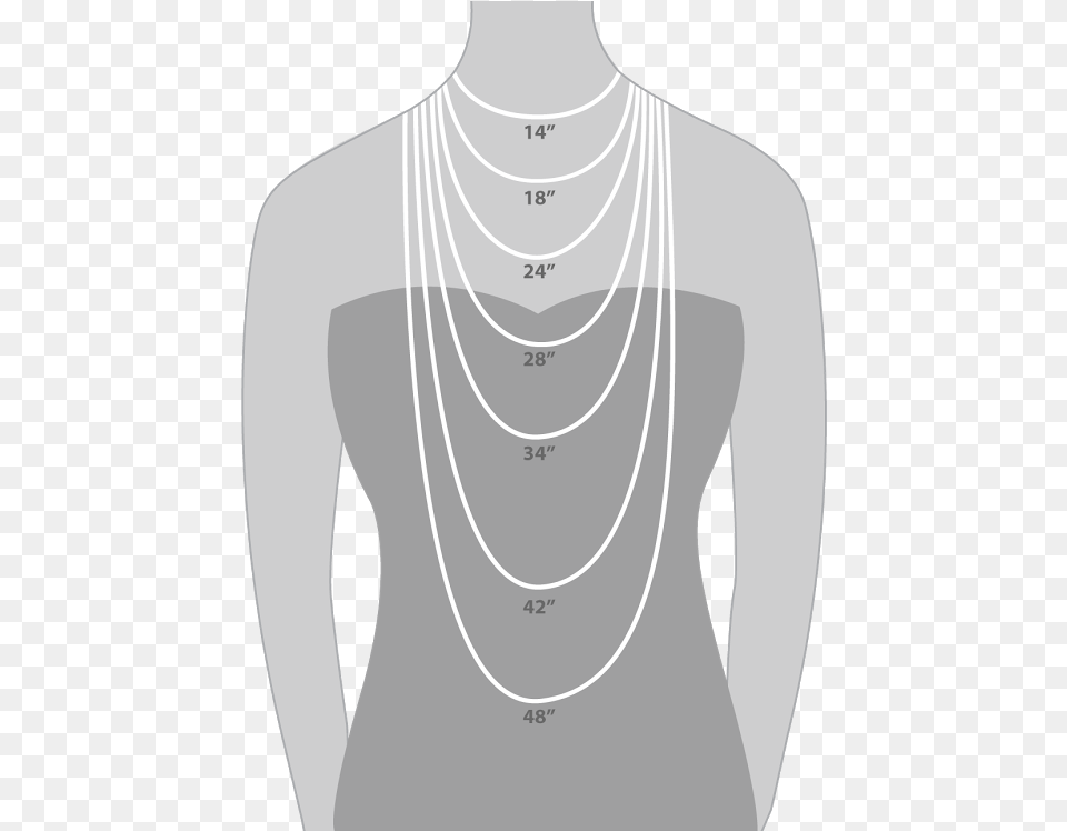Necklace Lengths, Chart, Plot, Accessories, Jewelry Free Transparent Png