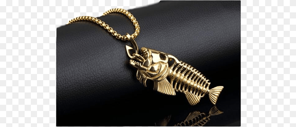 Necklace Pendant Fish Bone Pattern Necklace Stainless Necklace, Accessories, Jewelry, Locket Free Png