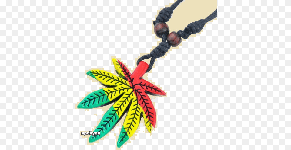 Necklace Rasta Cannabis Leaf Pendant, Accessories, Plant, Bead, Bracelet Free Png