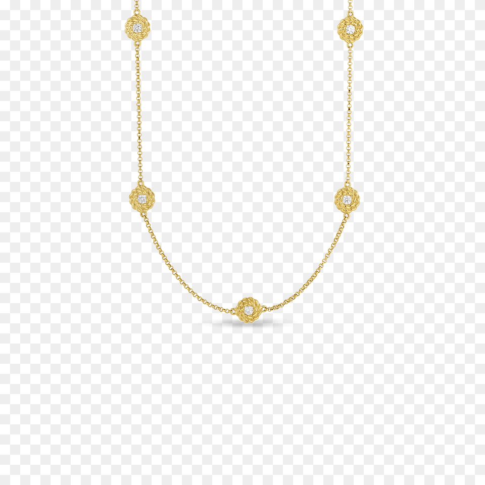 Necklace With Diamond Stations Roberto Coin, Accessories, Jewelry, Gemstone Png