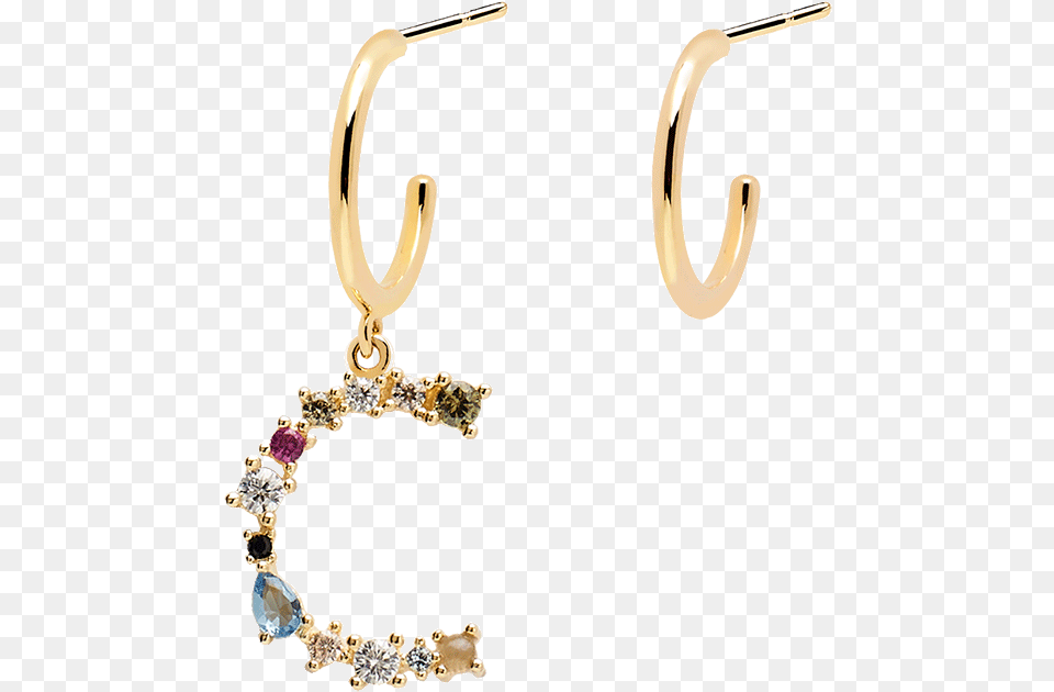 Necklace With Letter And Stones, Accessories, Earring, Jewelry, Diamond Free Png Download