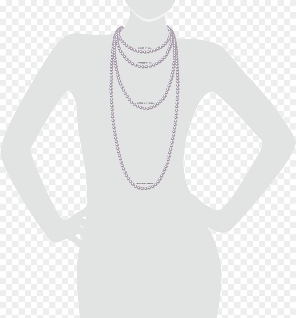 Necklaces Length Silouhette Necklace, Accessories, Adult, Female, Jewelry Png Image