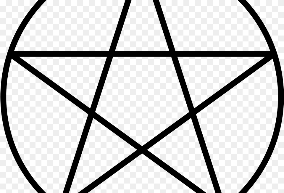 Necromancy Symbol Of Paganism, Gray Free Png