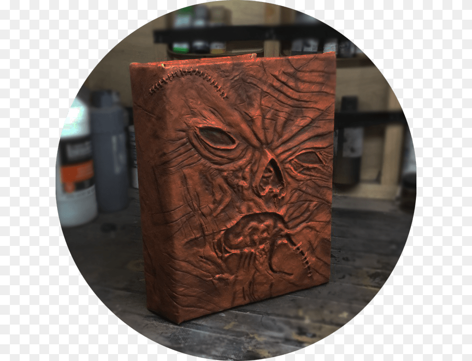 Necronomicon Book Box Necronomicon Ash Vs Evil Dead, Emblem, Symbol, Wood, Architecture Png Image