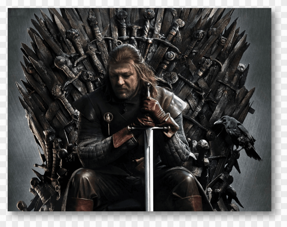 Ned Stark Game Of Thrones Ned Stark Throne, Furniture, Finger, Person, Body Part Free Png Download