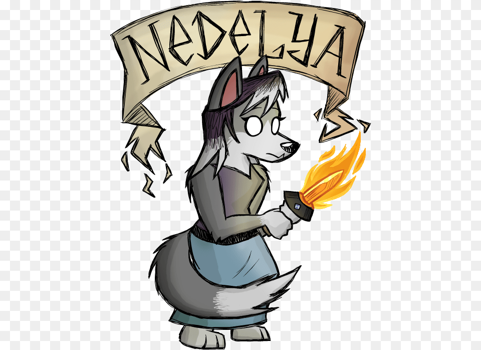 Nedelya The Fireblooded Wolf Cartoon, Book, Comics, Publication, Person Free Png