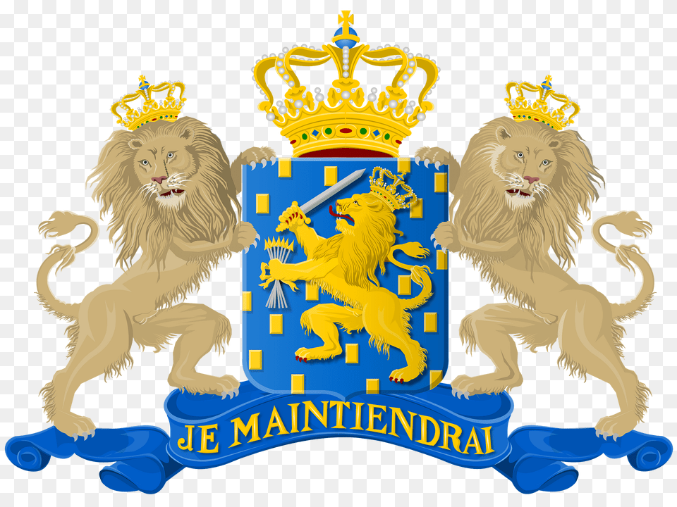 Nederland Rijkswapen 1815 Clipart, Animal, Lion, Mammal, Wildlife Free Transparent Png