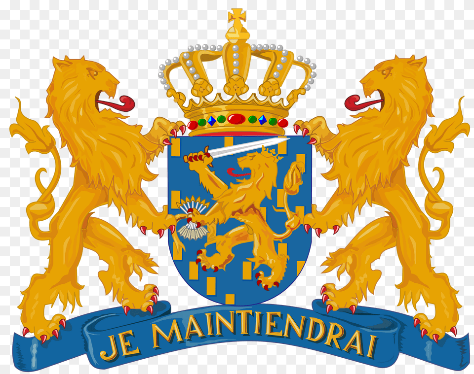 Nederland Wapen Clipart, Logo, Emblem, Symbol, Accessories Png