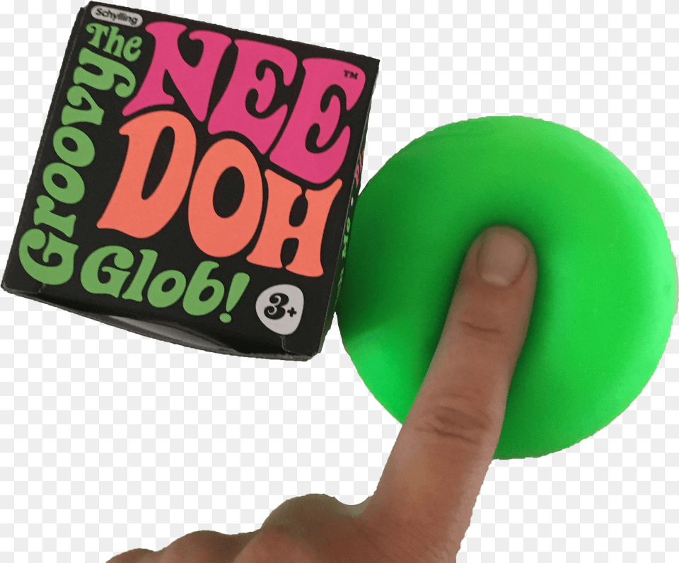 Nee Doh Groovy Glob Glow In The Dark Games, Body Part, Finger, Hand, Person Free Png Download