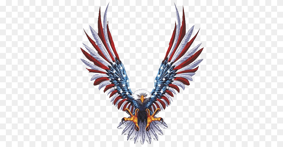Need A Real True To Life Long Friend American Eagle And Flag Together, Emblem, Symbol, Animal, Bird Free Png