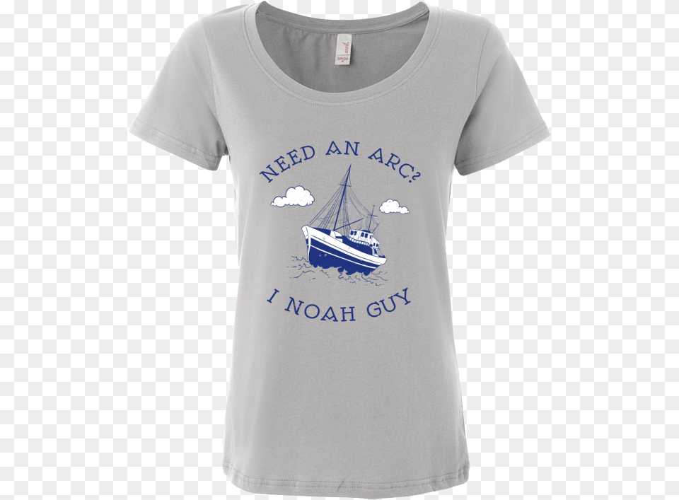 Need An Arc T Shirt Template Scoop Neck, Boat, Clothing, Sailboat, T-shirt Png