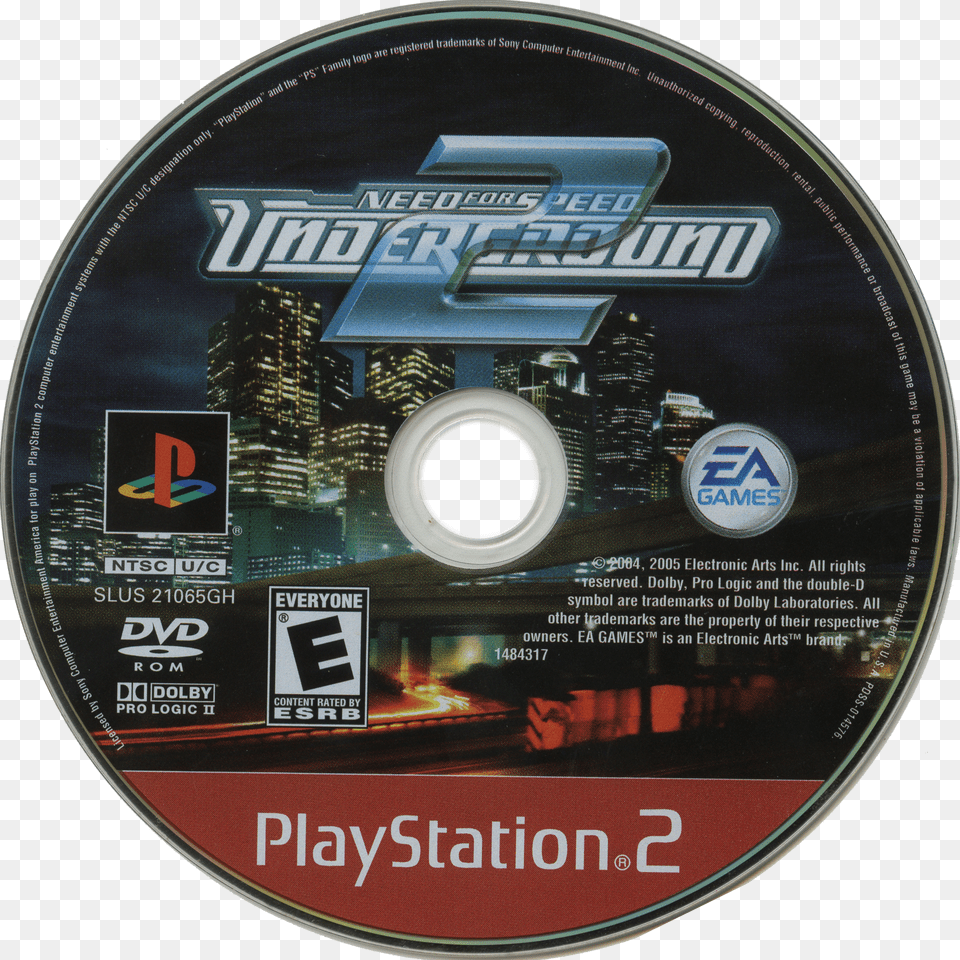 Need For Speed Nfs Underground 2 Disc Free Transparent Png