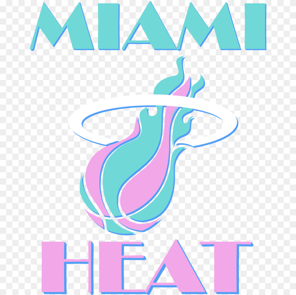 Need Help Creating Logo Miami Heat Vice Logo, Art, Graphics, Light Png Image