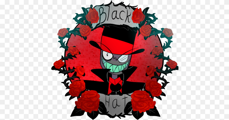 Needed To Doodle This Cute Turd Lt3 Black Hat, Art, Plant, Rose, Graphics Png