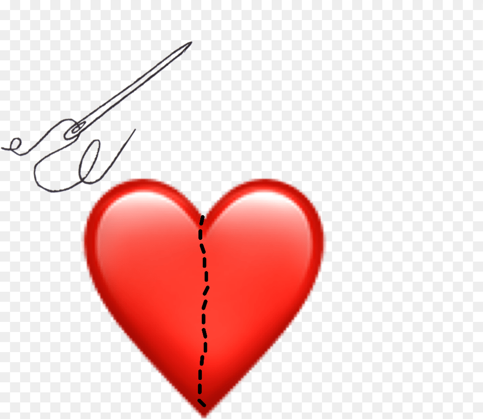 Needle, Heart, Text Free Png