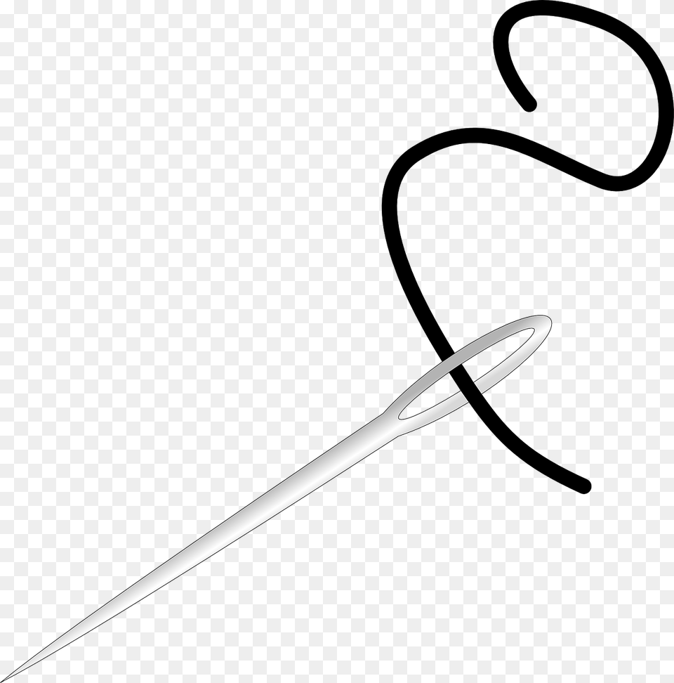 Needle And String Svg Clip Arts Needle And String, Sword, Weapon, Blade, Dagger Png Image