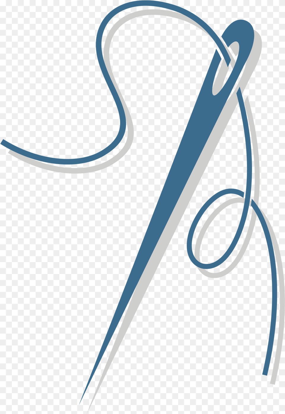 Needle And Thread 12 Calligraphy, Blade, Dagger, Knife, Weapon Png