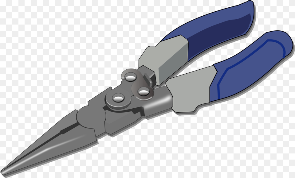 Needle Nose Pliers Hand Tool Diagonal Pliers, Device, Aircraft, Airplane, Transportation Free Transparent Png