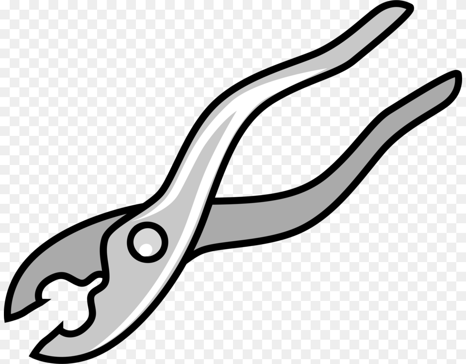 Needle Nose Pliers Tool Slip Joint Pliers Tongue And Groove Pliers, Device, Blade, Dagger, Knife Free Png Download